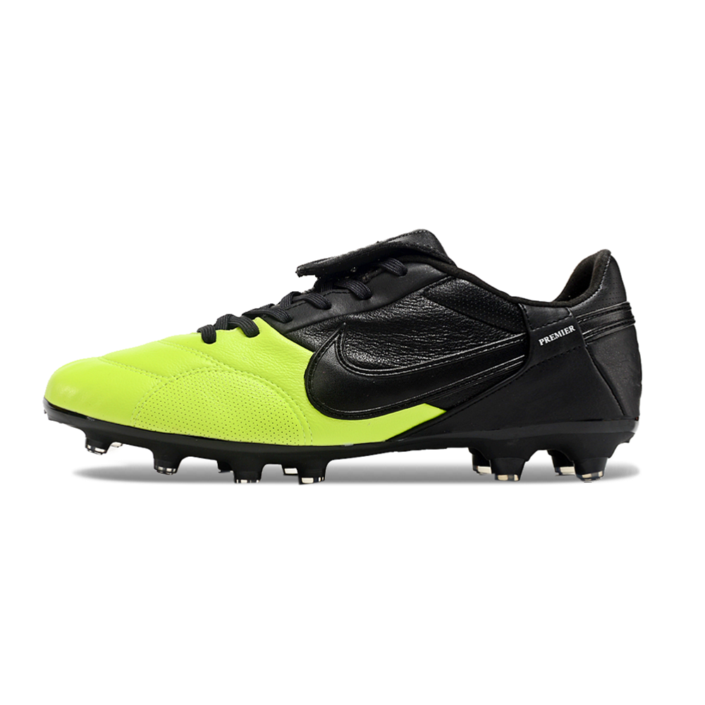 Chuteira Campo Nike Premier 3 FG Preta e Verde