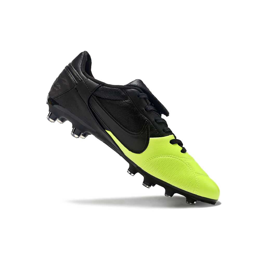 Chuteira Campo Nike Premier 3 FG Preta e Verde