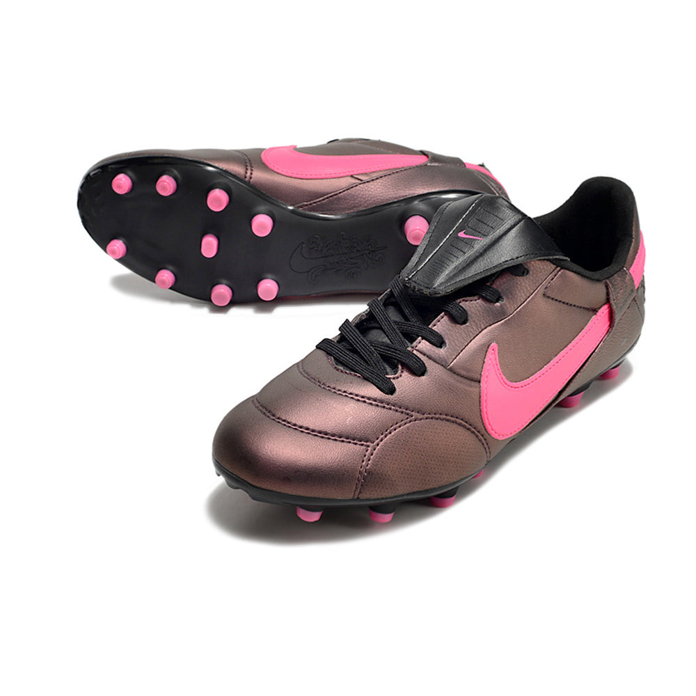Chuteira Campo Nike Premier 3 FG Roxo e Rosa 