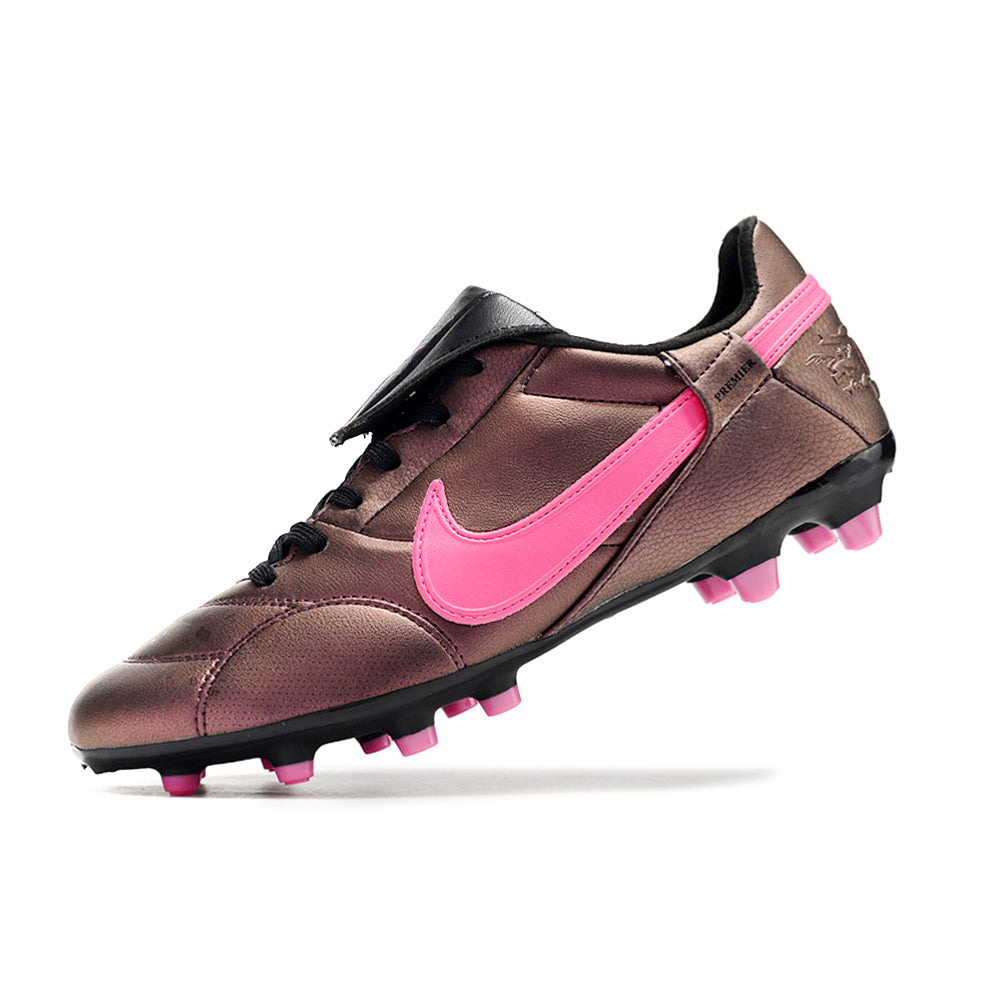 Chuteira Campo Nike Premier 3 FG Roxo e Rosa 