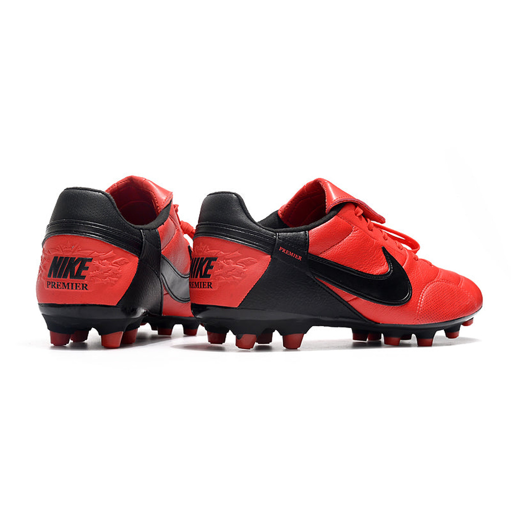 Chuteira Campo Nike Premier 3 FG Vermelha e Preta
