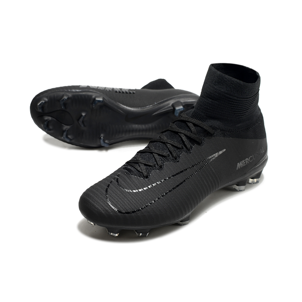 Chuteira Campo Nike Retrô Mercurial Superfly 5 FG Preto