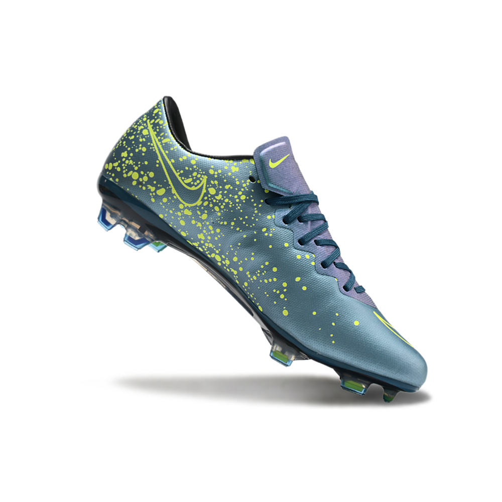 Chuteira Campo Nike Retrô Mercurial Vapor 10 FG Azul