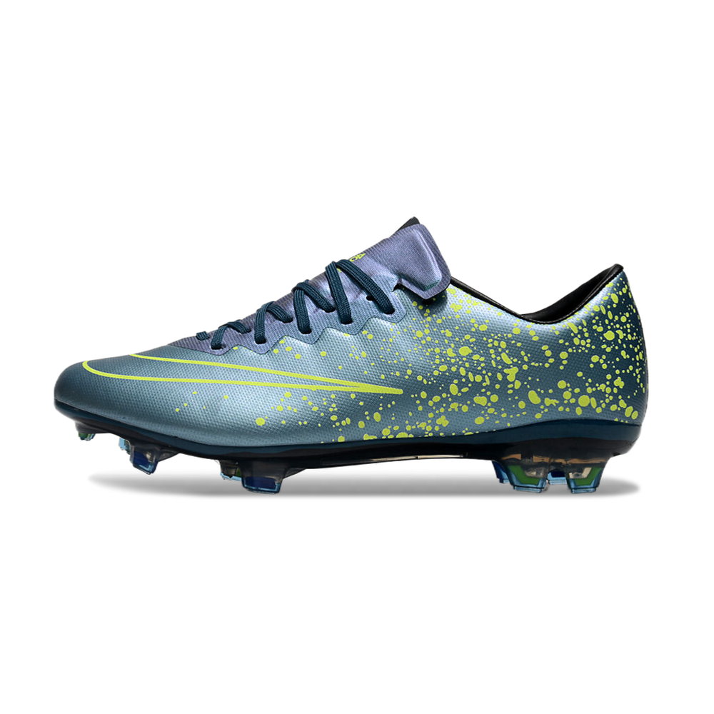 Chuteira Campo Nike Retrô Mercurial Vapor 10 FG Azul