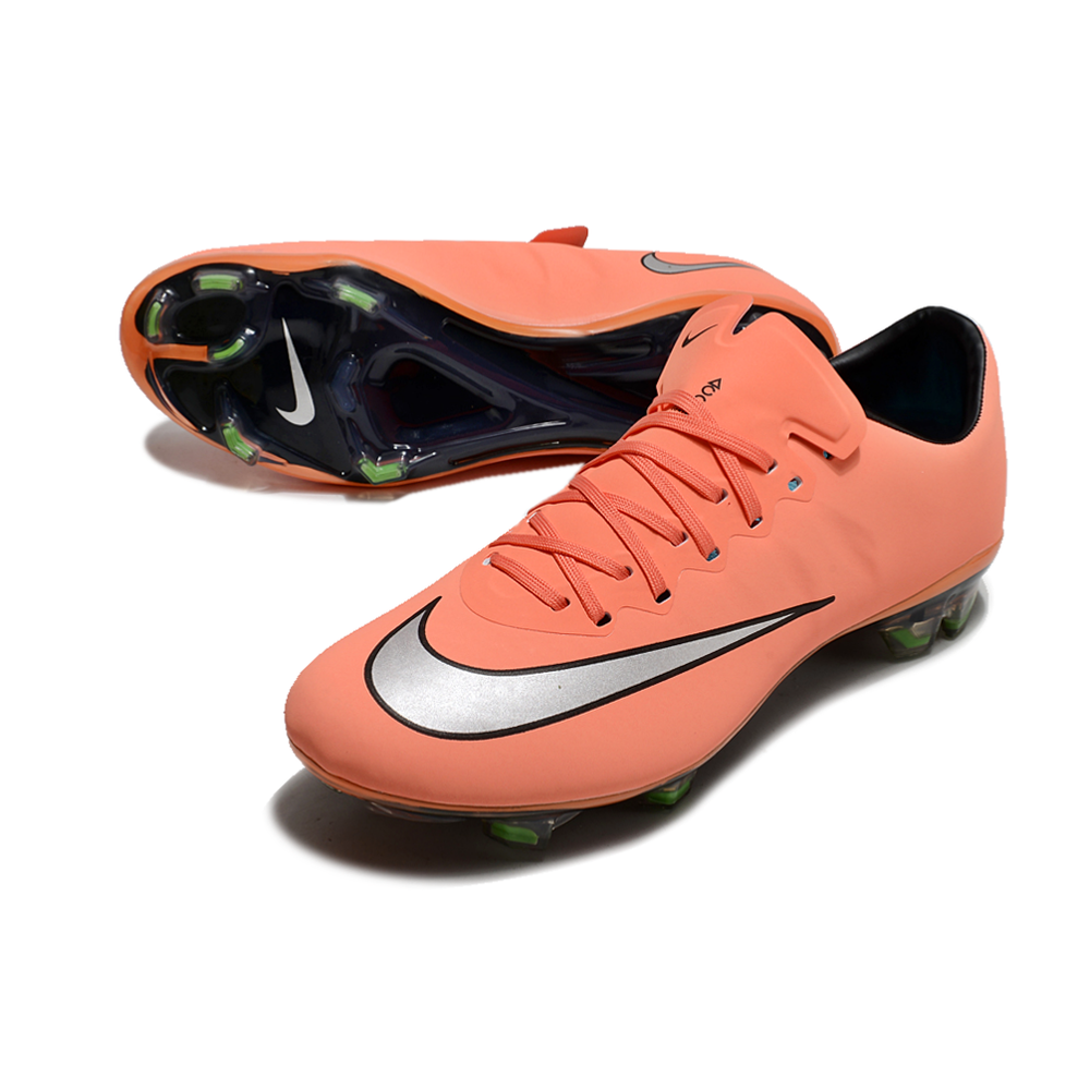 Chuteira Campo Nike Retrô Mercurial Vapor 10 FG Laranja
