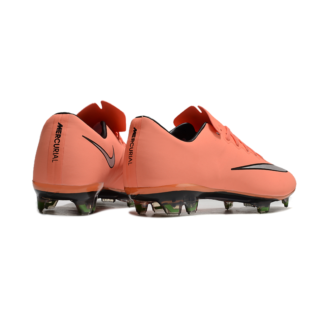 Chuteira Campo Nike Retrô Mercurial Vapor 10 FG Laranja