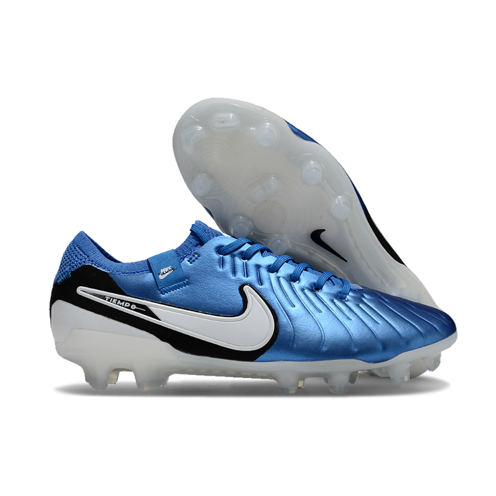Chuteira Campo Nike Tiempo Legend 10 Elite FG Azul 
