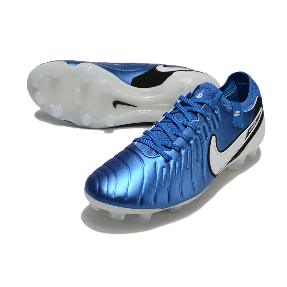 Chuteira Campo Nike Tiempo Legend 10 Elite FG Azul 