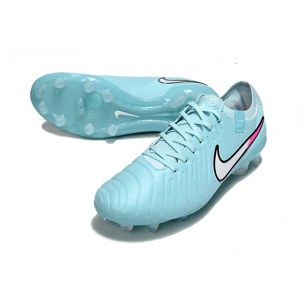 Chuteira Campo Nike Tiempo Legend 10 Elite FG Azul 
