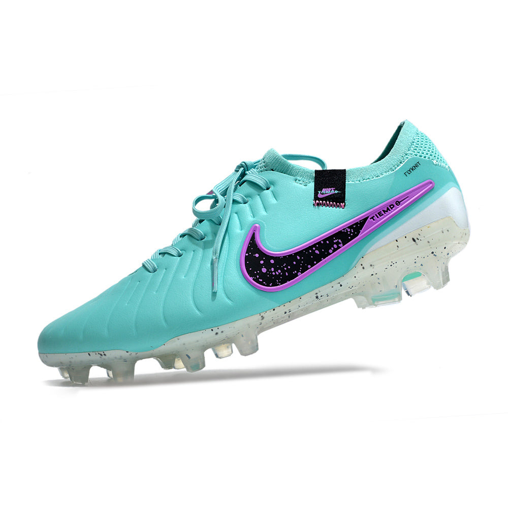 Chuteira Campo Nike Tiempo Legend 10 Elite FG Azul e Roxo 