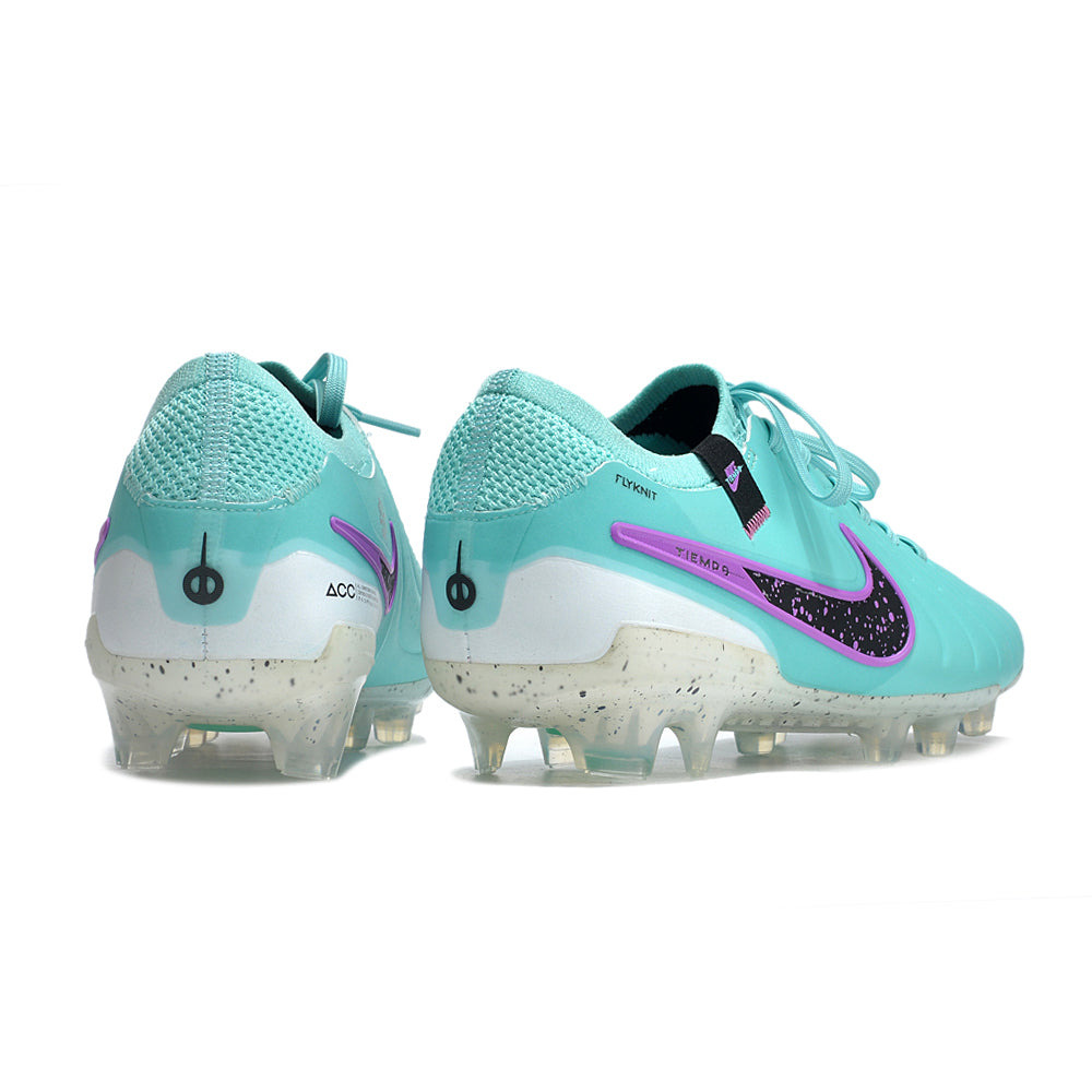 Chuteira Campo Nike Tiempo Legend 10 Elite FG Azul e Roxo 