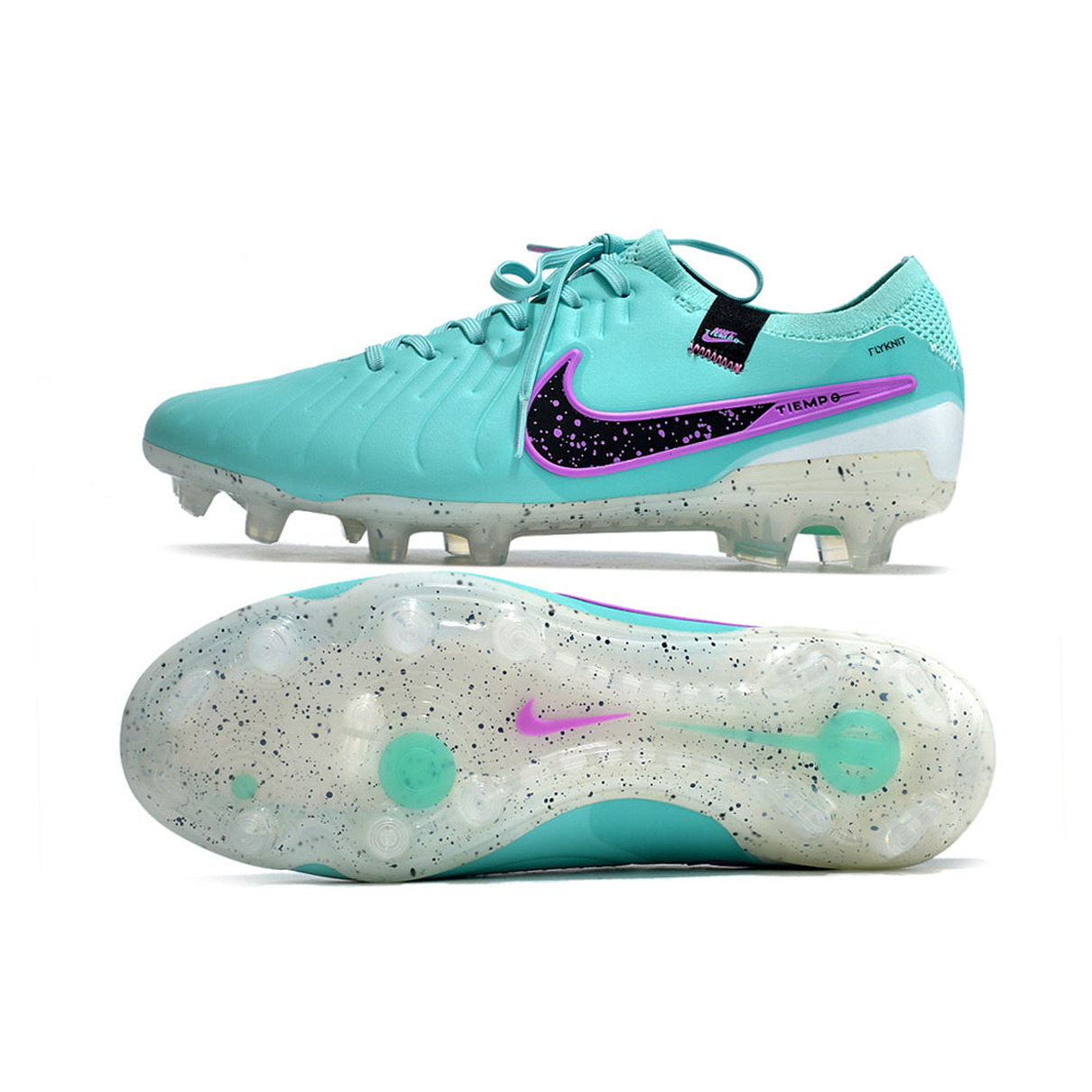 Chuteira Campo Nike Tiempo Legend 10 Elite FG Azul e Roxo