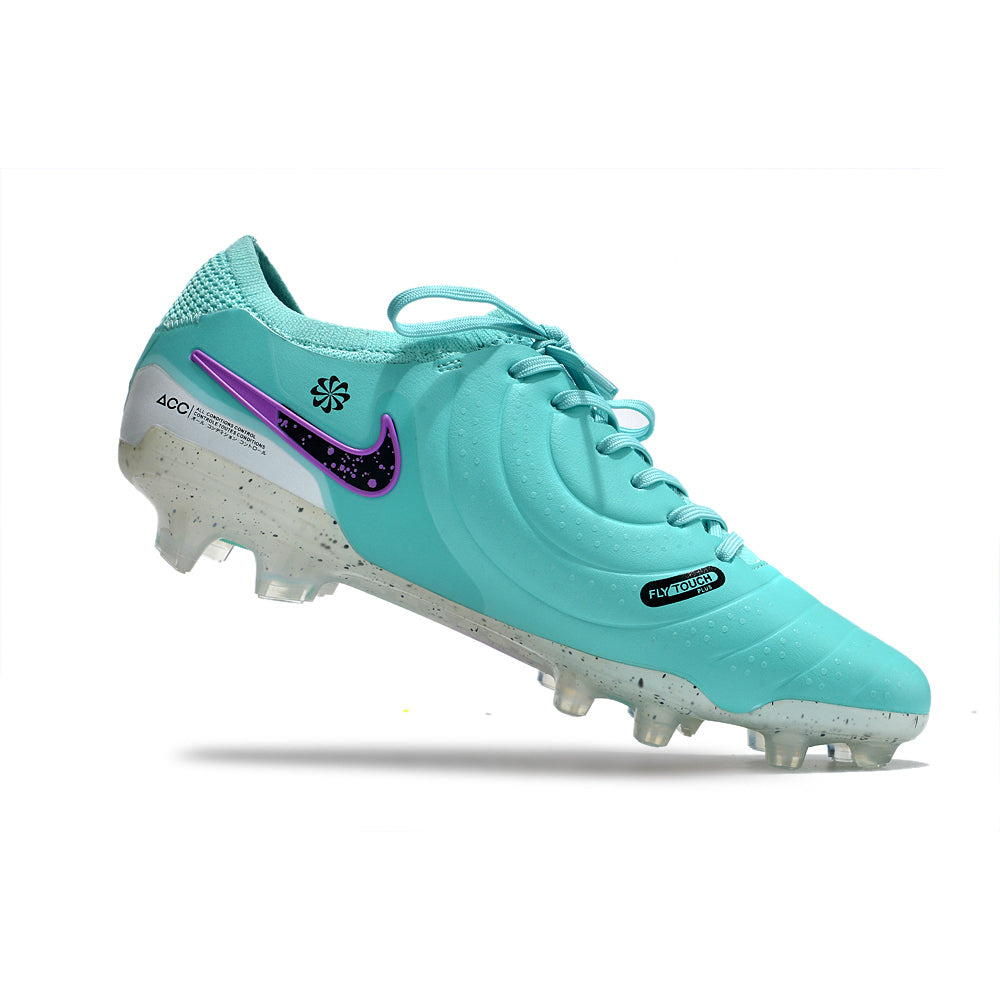 Chuteira Campo Nike Tiempo Legend 10 Elite FG Azul e Roxo 