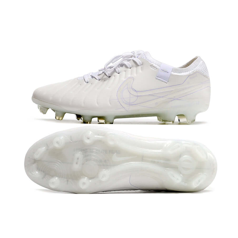 Chuteira Campo Nike Tiempo Legend 10 Elite FG Branca 