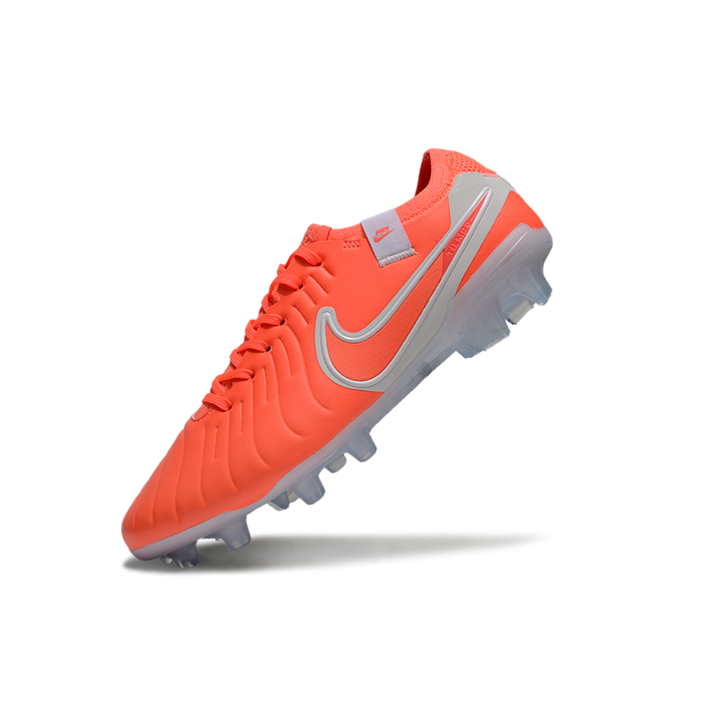 Chuteira Campo Nike Tiempo Legend 10 Elite FG Laranja 