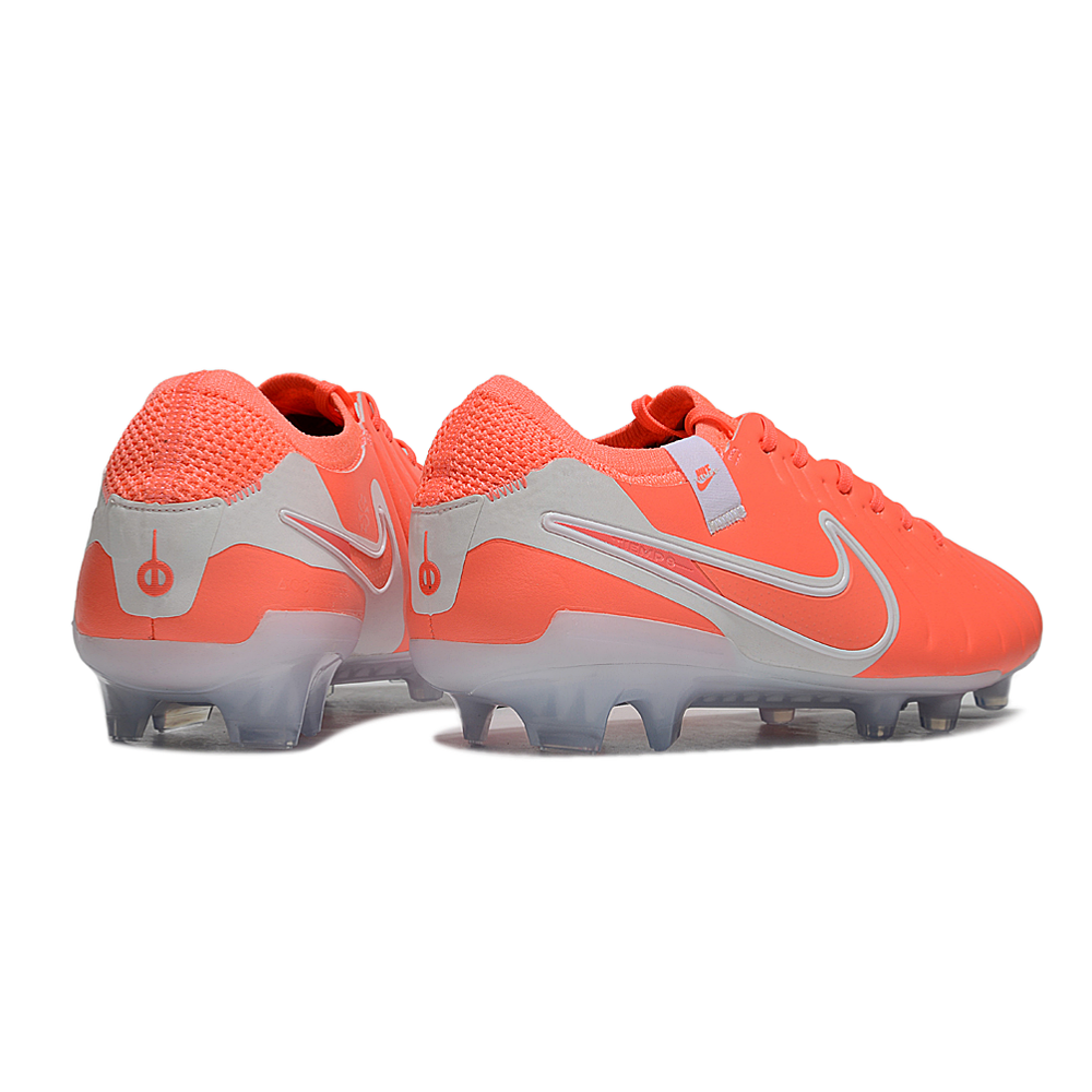 Chuteira Campo Nike Tiempo Legend 10 Elite FG Laranja 