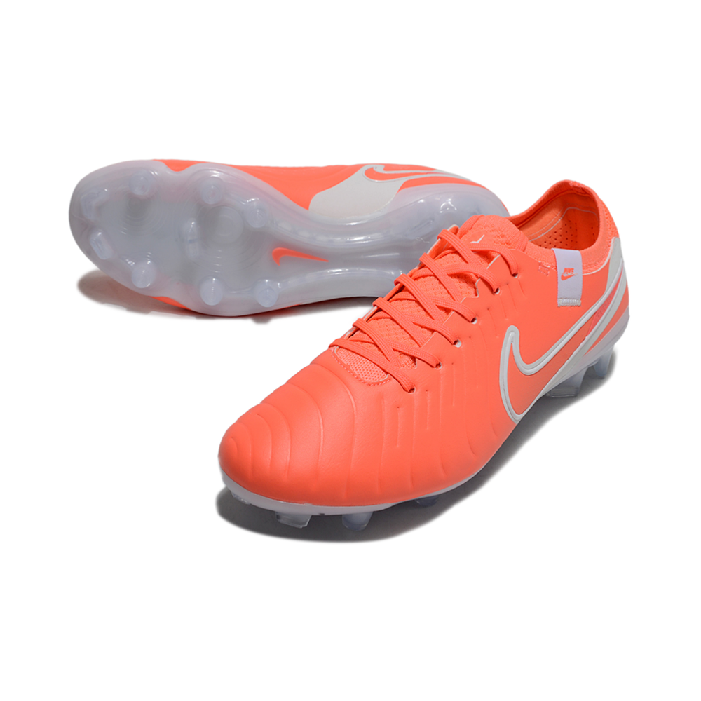 Chuteira Campo Nike Tiempo Legend 10 Elite FG Laranja 