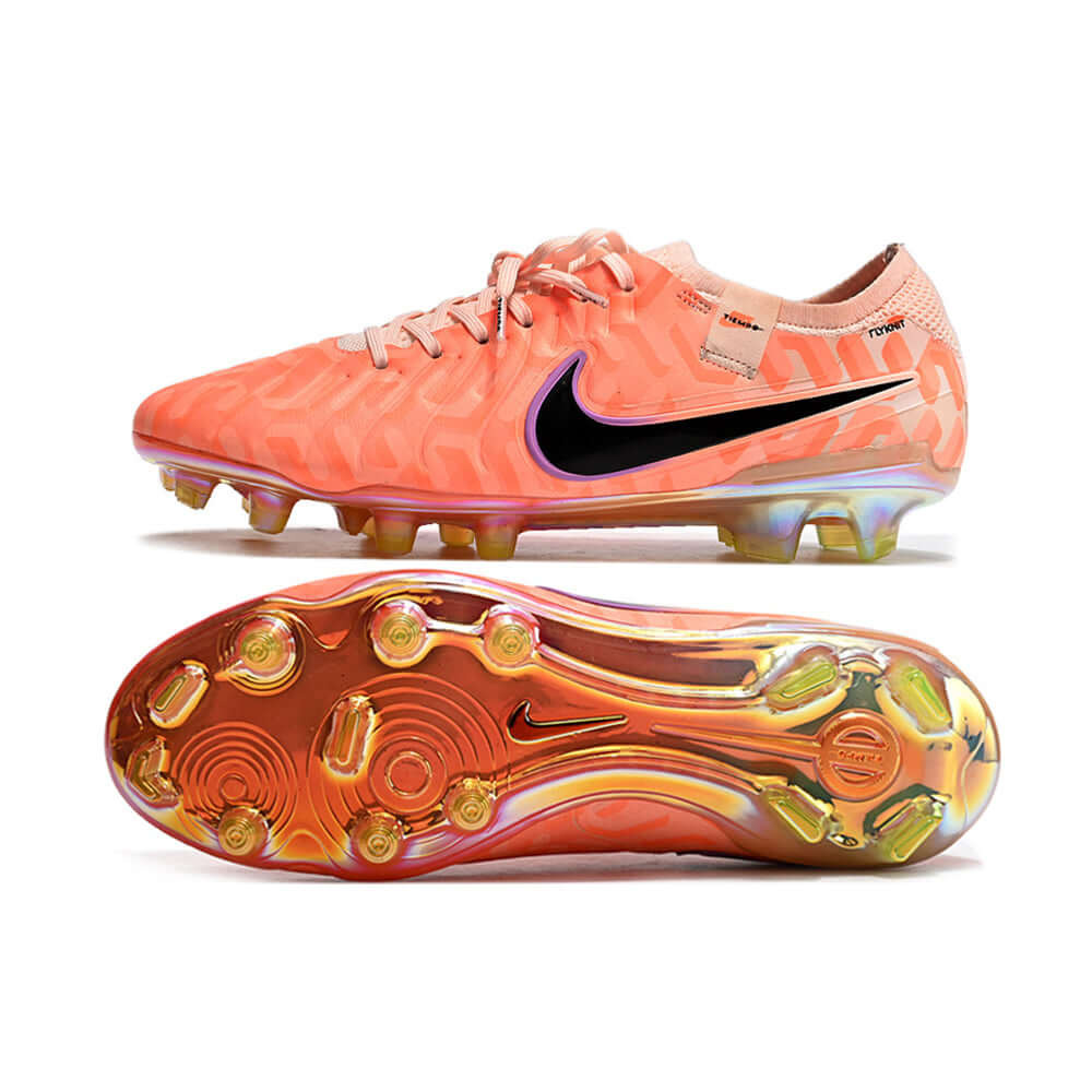 Chuteira Campo Nike Tiempo Legend 10 Elite FG Laranja 