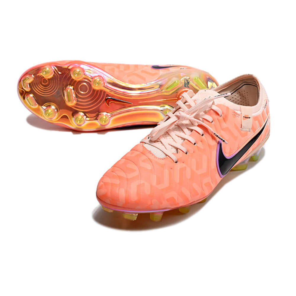 Chuteira Campo Nike Tiempo Legend 10 Elite FG Laranja 