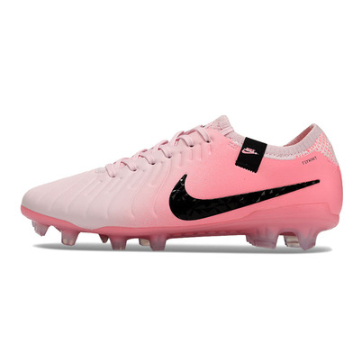 Chuteira Campo Nike Tiempo Legend 10 Elite FG Rosa e Preto 