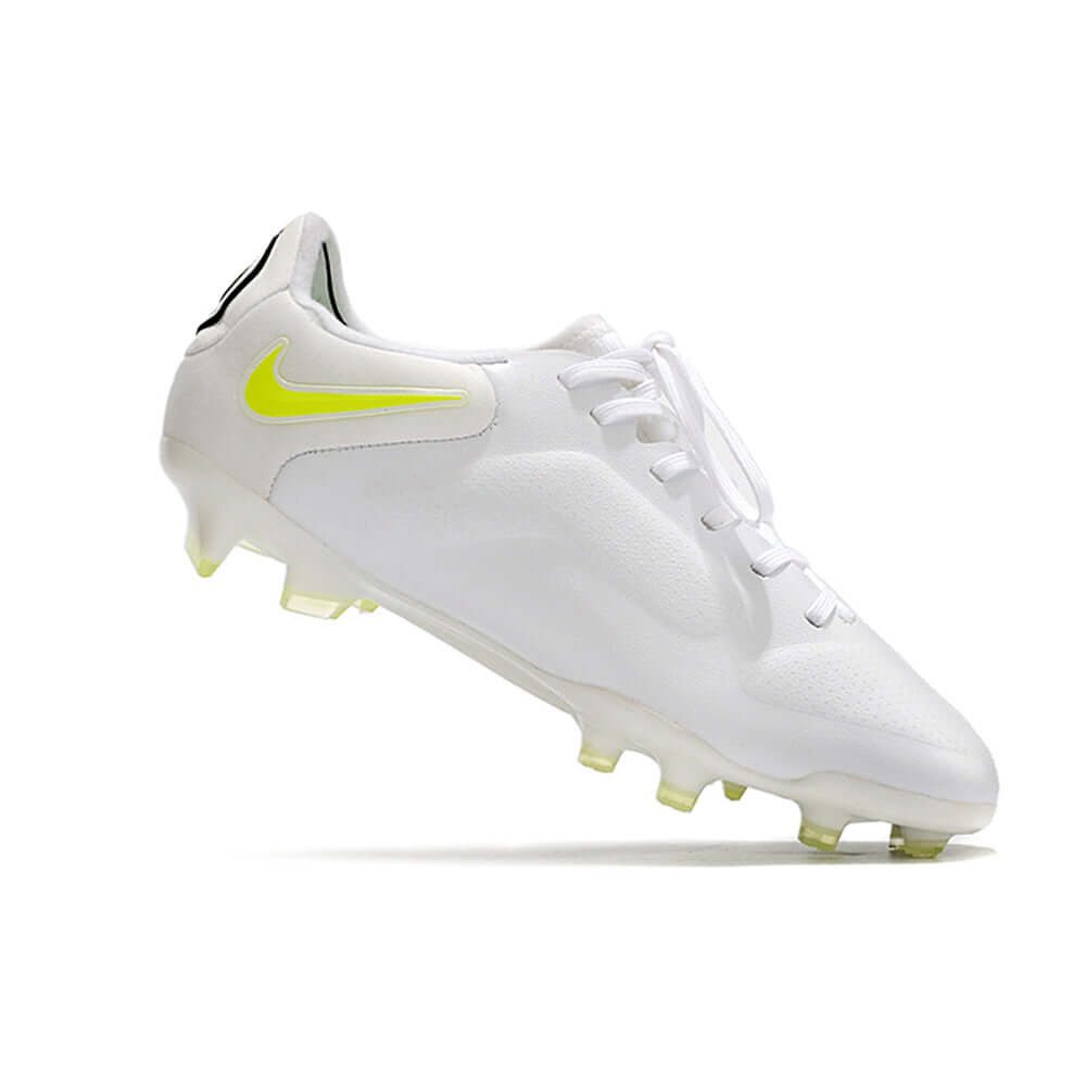 Chuteira Campo Nike Tiempo Legend 9 Elite FG Branco e Preto