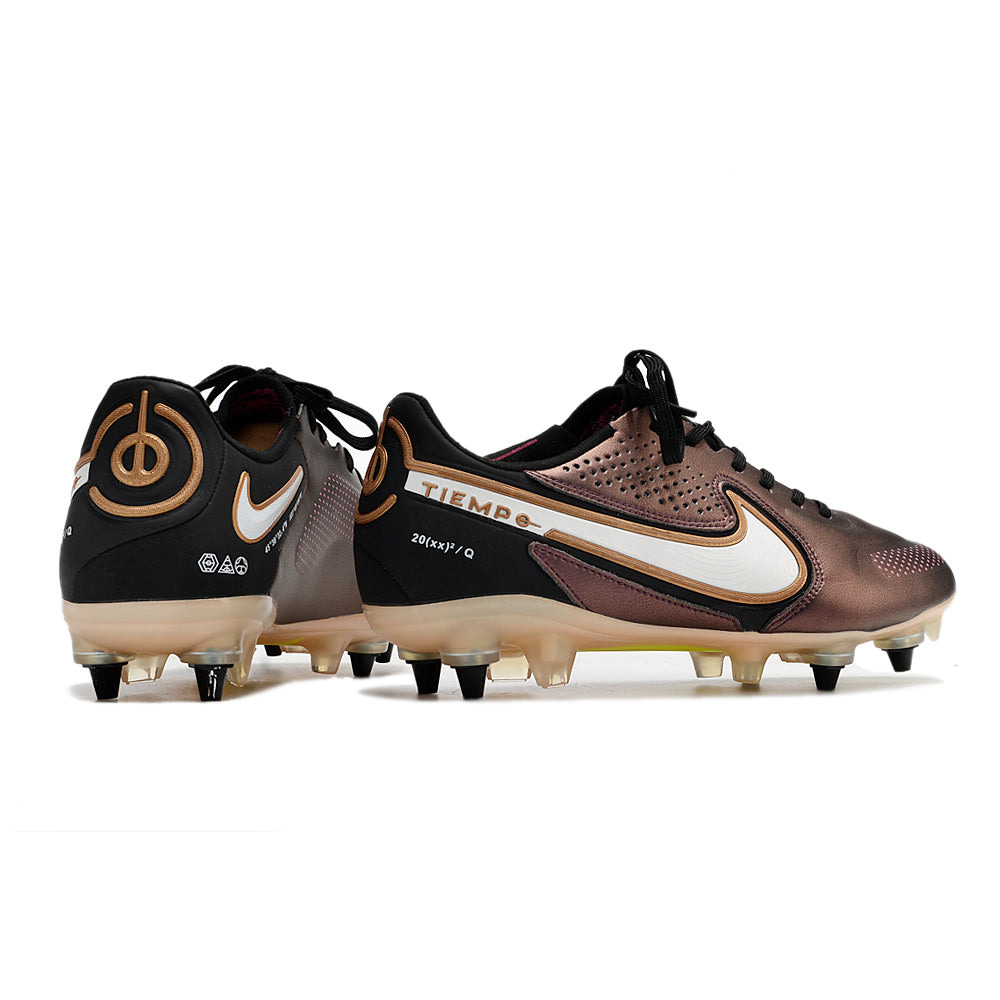 Chuteira Campo Nike Tiempo Legend 9 Elite Trava Mista Cobre 