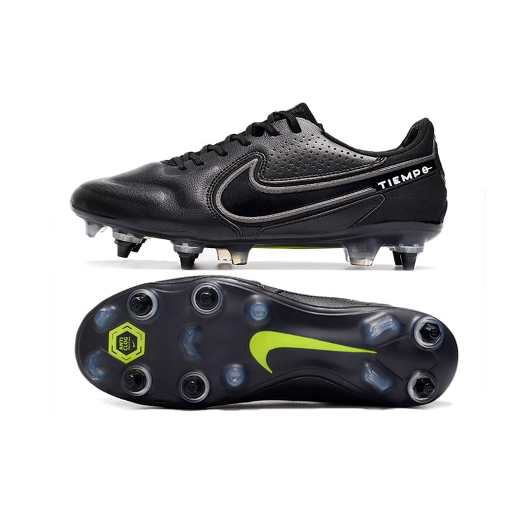 Chuteira Campo Nike Tiempo Legend 9 Elite Trava Mista Preta 