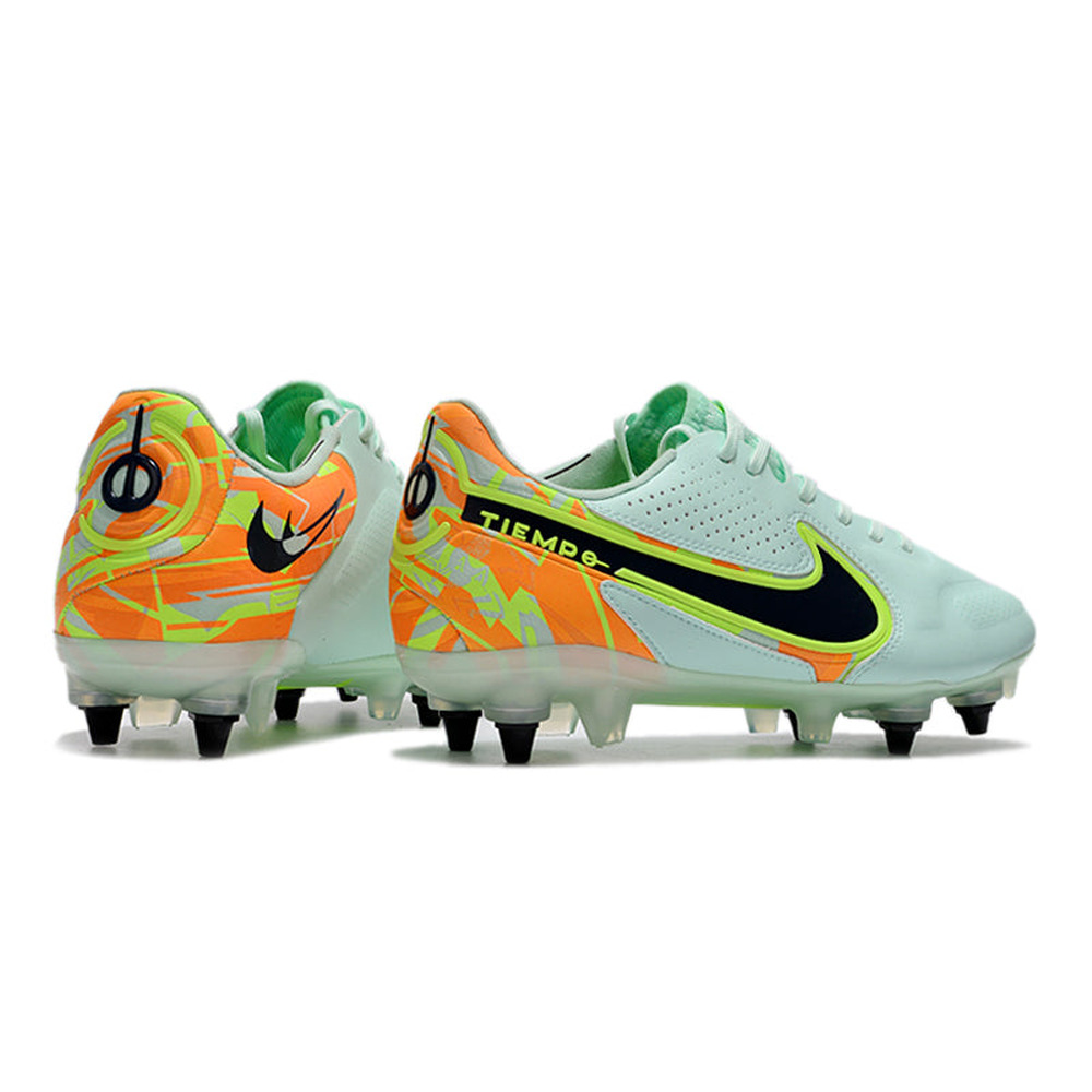 Chuteira Campo Nike Tiempo Legend 9 Elite Trava Mista Verde 