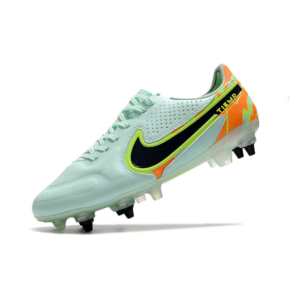 Chuteira Campo Nike Tiempo Legend 9 Elite Trava Mista Verde 