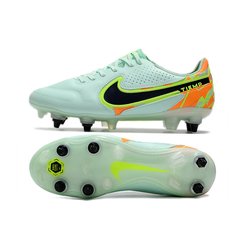 Chuteira Campo Nike Tiempo Legend 9 Elite Trava Mista Verde 