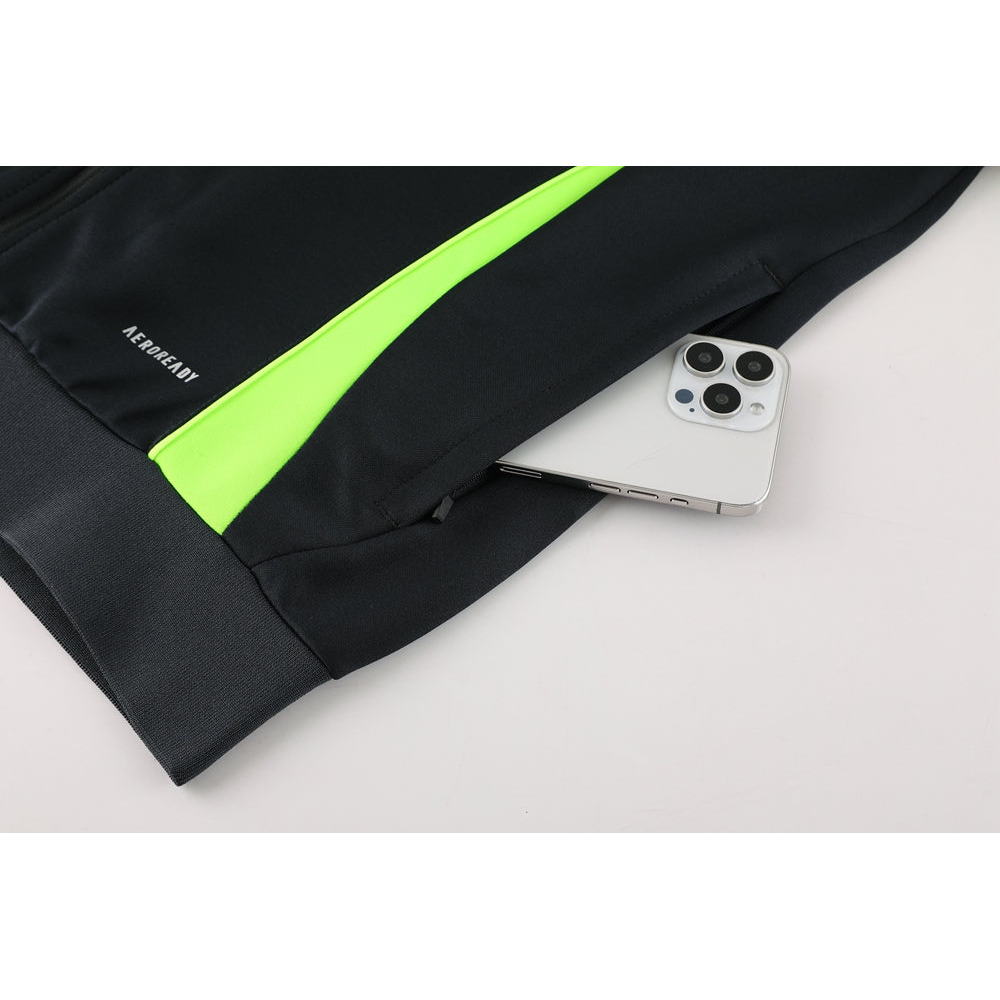 Conjunto de Frio Adidas Sportswear Preto e Verde
