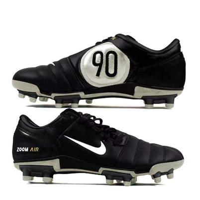 Chuteira Campo Nike Total 90 FG Preta e Bege