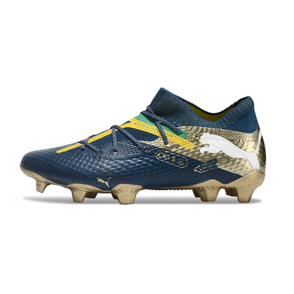 Chuteira Campo Puma Future 7 FG Azul 