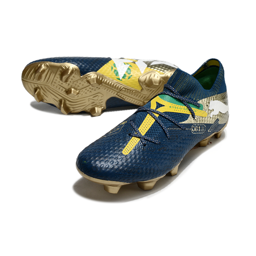 Chuteira Campo Puma Future 7 FG Azul 