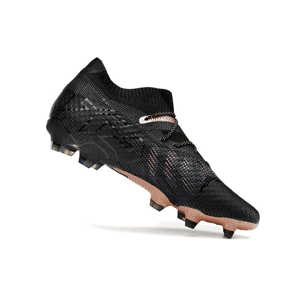 Chuteira Campo Puma Future 7 FG Preto e Bronze