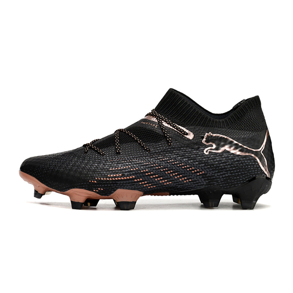 Chuteira Campo Puma Future 7 FG Preto e Bronze