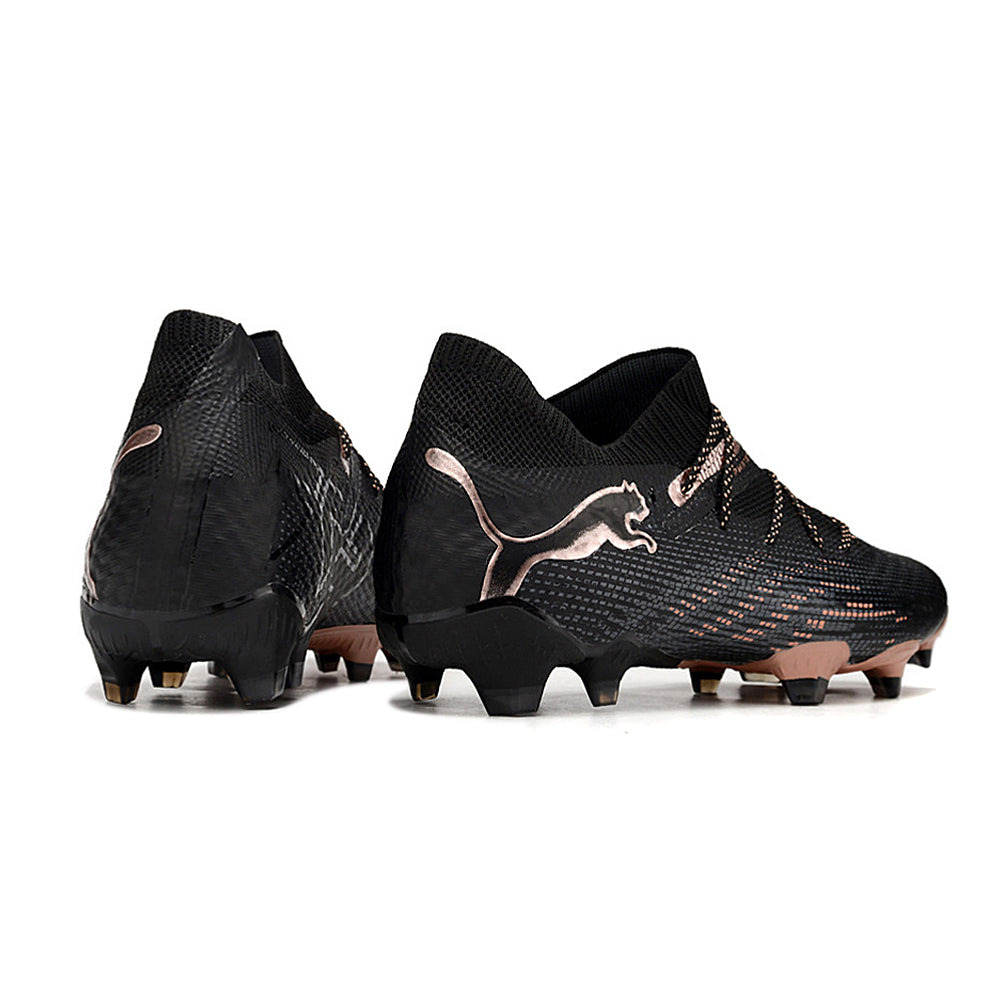 Chuteira Campo Puma Future 7 FG Preto e Bronze