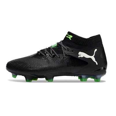 Chuteira Campo Puma Future 8 FG Preto e Verde