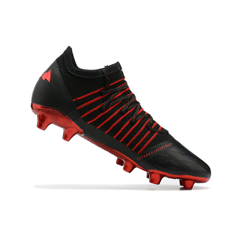 Chuteira Campo Puma Future Z 1.3 FG Preta e Vermelha 