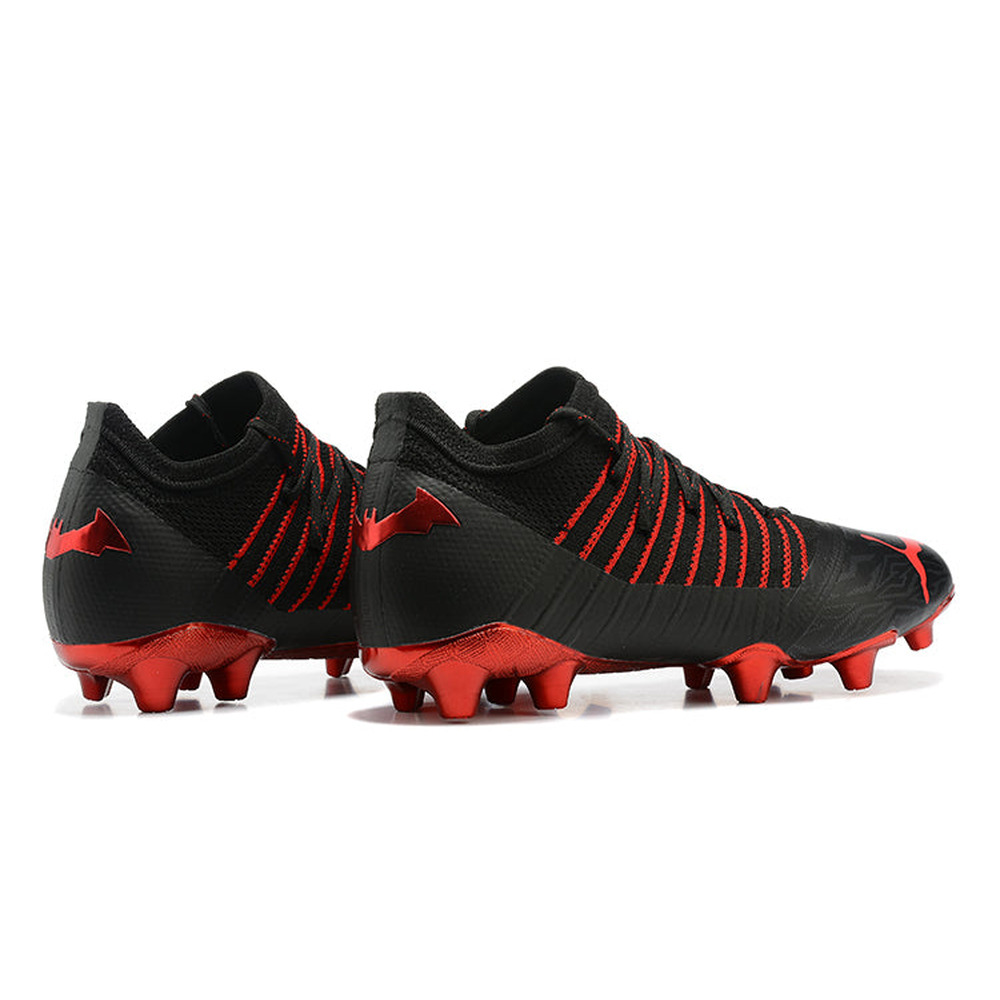 Chuteira Campo Puma Future Z 1.3 FG Preta e Vermelha 