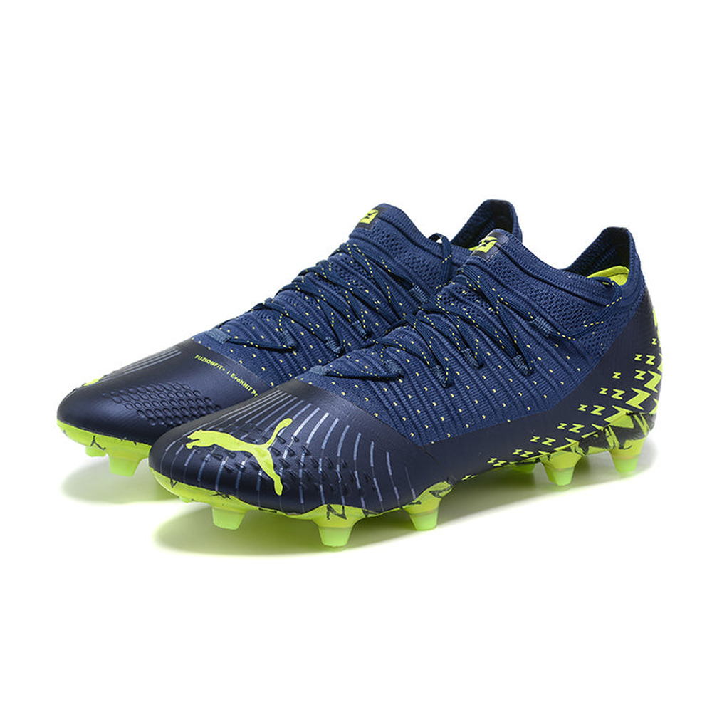 Chuteira Campo Puma Future Z 1.4 FG Azul e Verde 