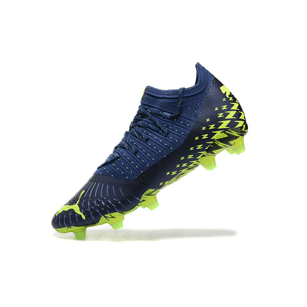 Chuteira Campo Puma Future Z 1.4 FG Azul e Verde 