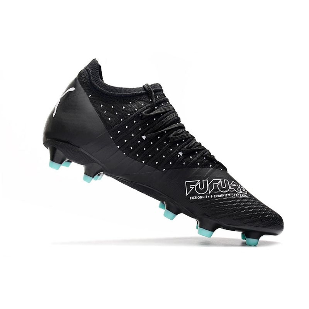Chuteira Campo Puma Future Z 1.4 FG Preta e Azul