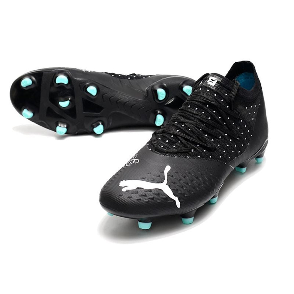 Chuteira Campo Puma Future Z 1.4 FG Preta e Azul