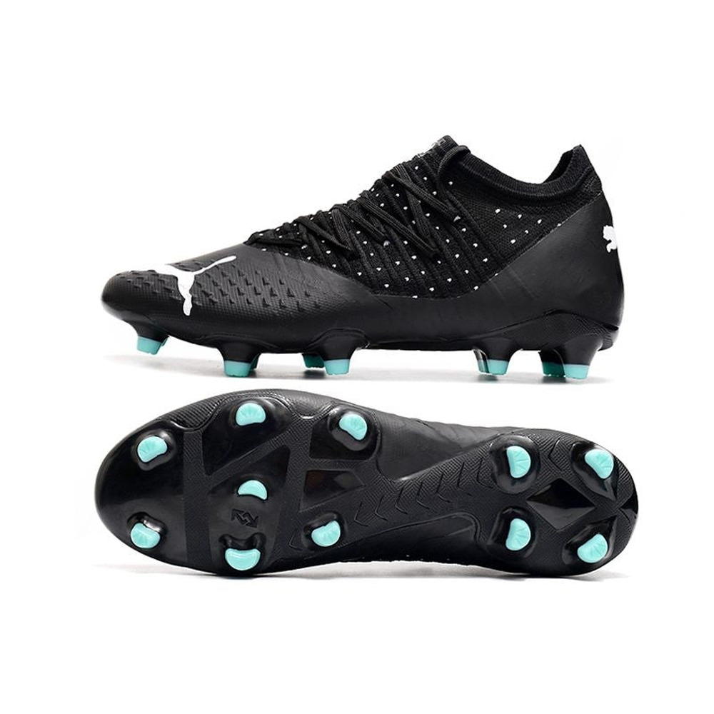 Chuteira Campo Puma Future Z 1.4 FG Preta e Azul