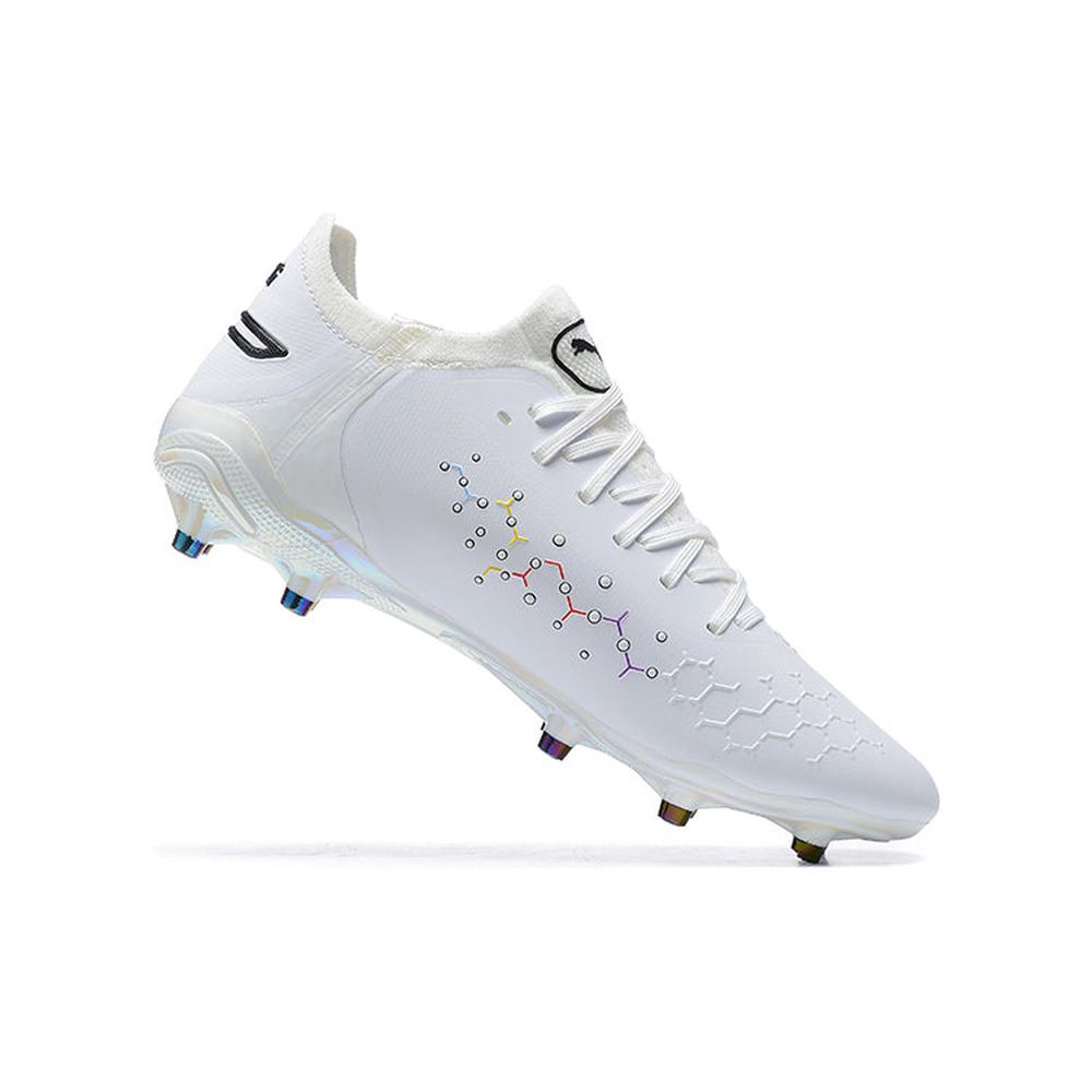 Chuteira Campo Puma King Ultimate FG Branca 