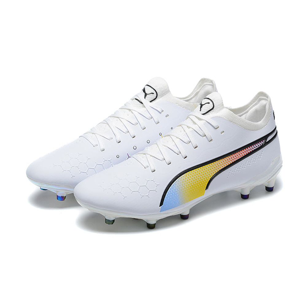 Chuteira Campo Puma King Ultimate FG Branca 