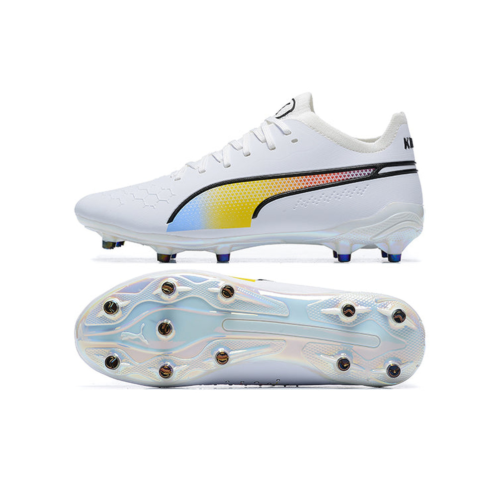 Chuteira Campo Puma King Ultimate FG Branca 