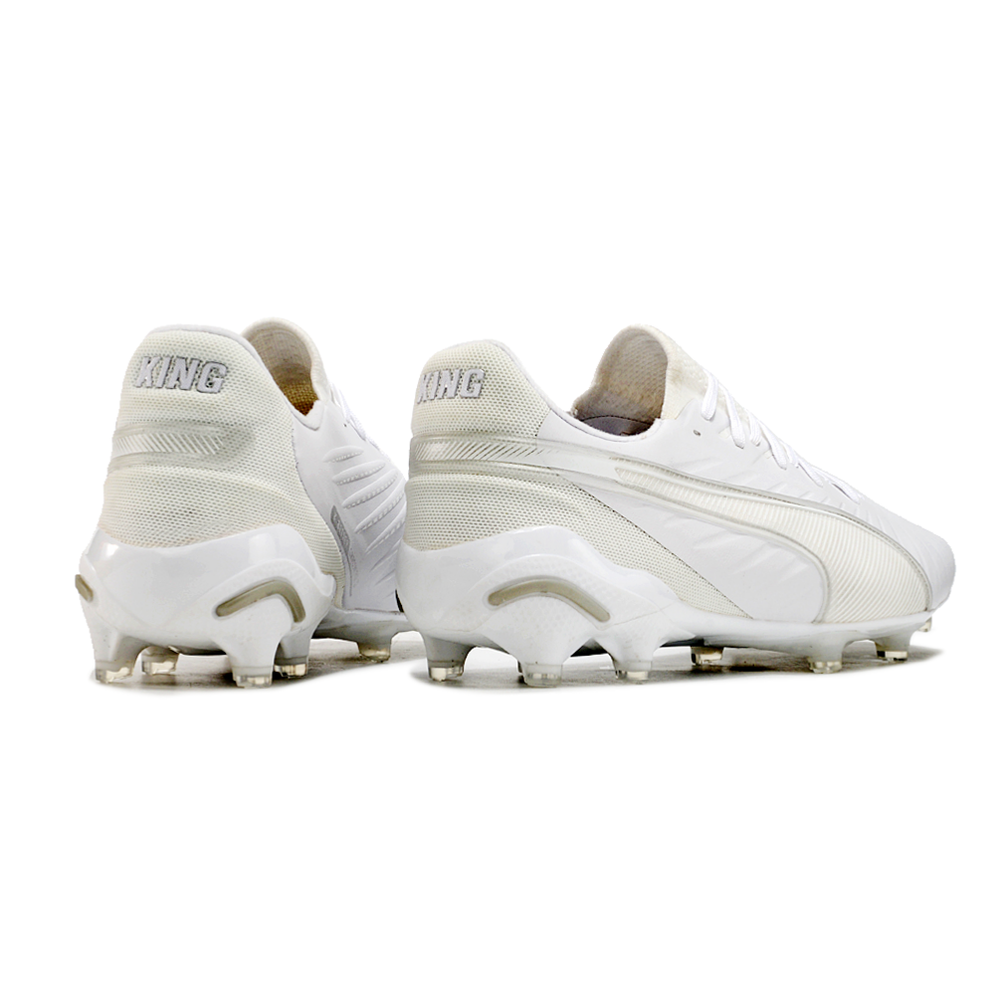 Chuteira Campo Puma King Ultimate FG Branca 