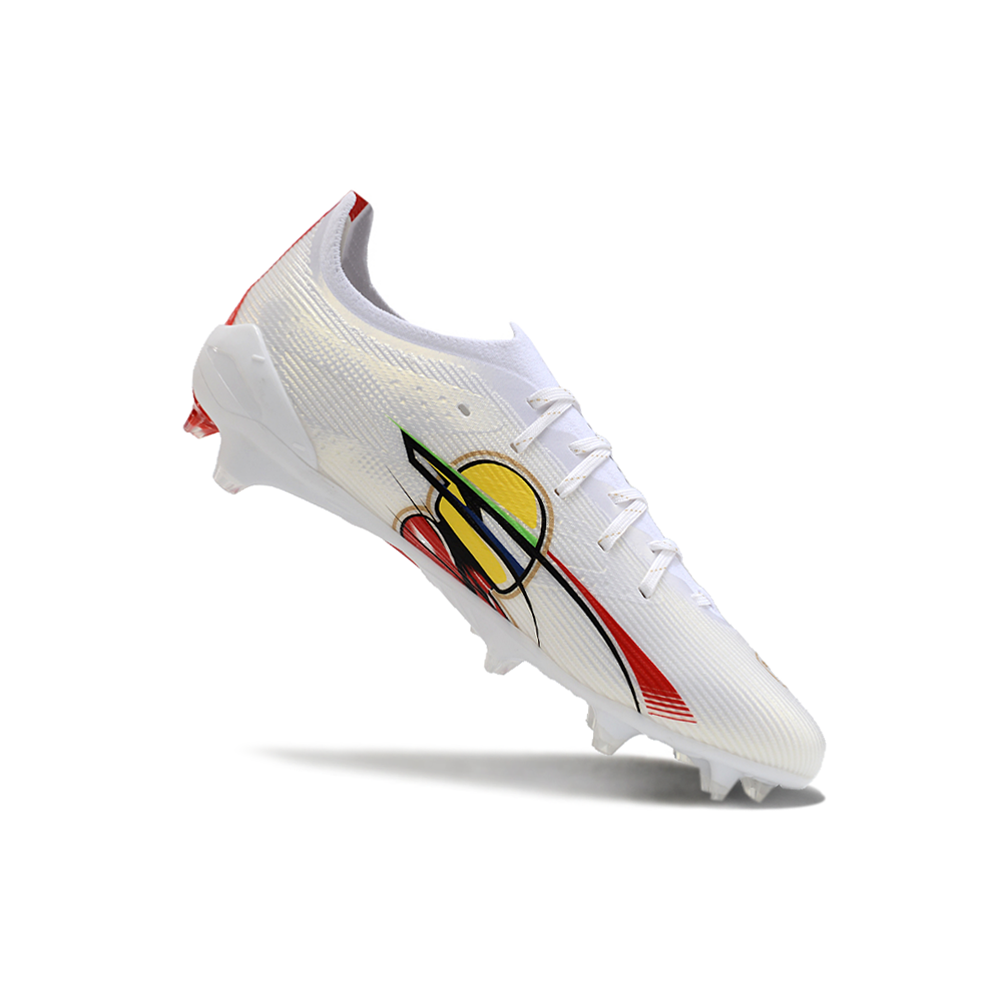 Chuteira Campo Puma Ultra 5 Ultimate FG Branca 